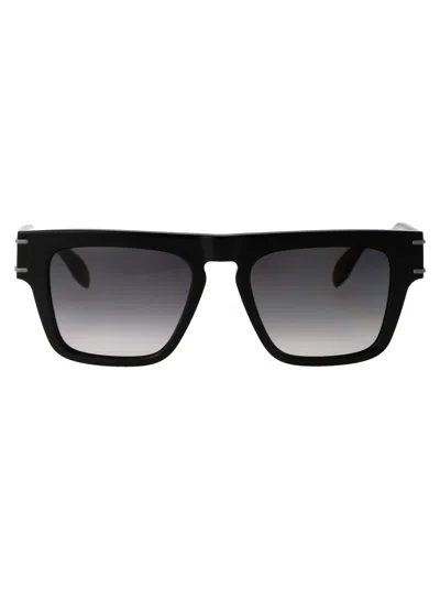 Alexander Mcqueen Eyewear Square Frame Sunglasses In Black