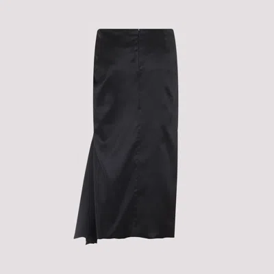 Balenciaga Draped Skirt In Black