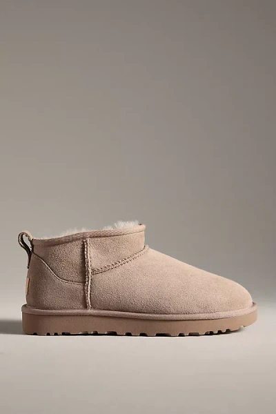 Ugg Classic Ultra Mini Boots In Neutral