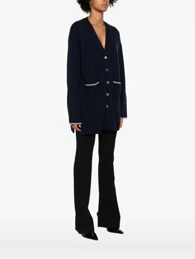 Pinko `tasmania` Cardigan In Blue