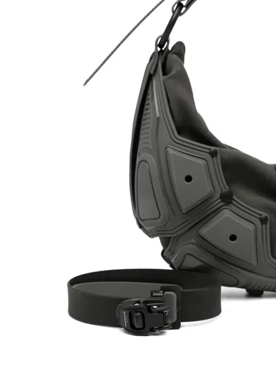 Innerraum Small Object M02 Half Moon Shoulder Bag In Gray