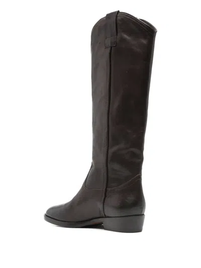 Curiosite 30mm Calf-leather Cowboy Boots In Brown