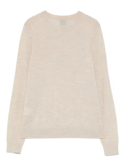 Hugo Boss Boss Ferpina Wool Sweater In Gray
