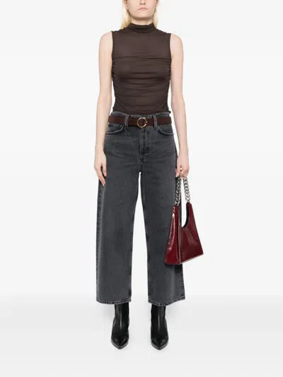 Agolde Arc Jeans In Black