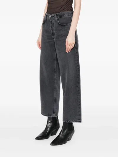 Agolde Arc Jeans In Black