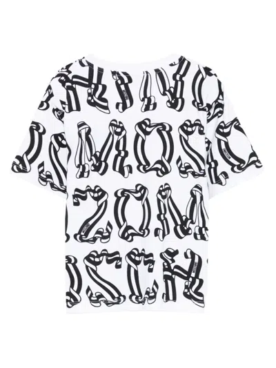 Moschino Graphic-print T-shirt In Black