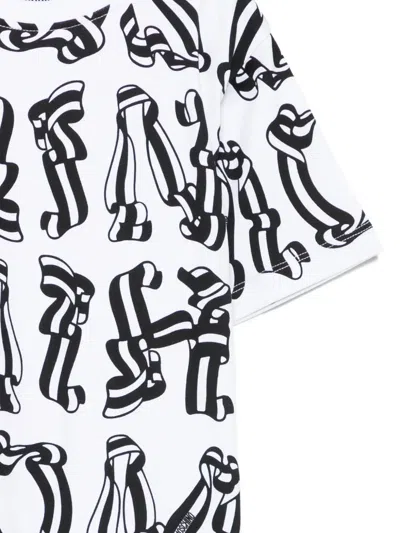 Moschino Graphic-print T-shirt In Black