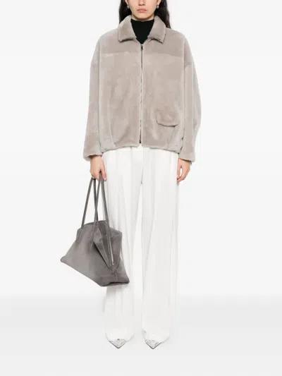 Simonetta Ravizza Zip-front Pocket Jacket In Multi