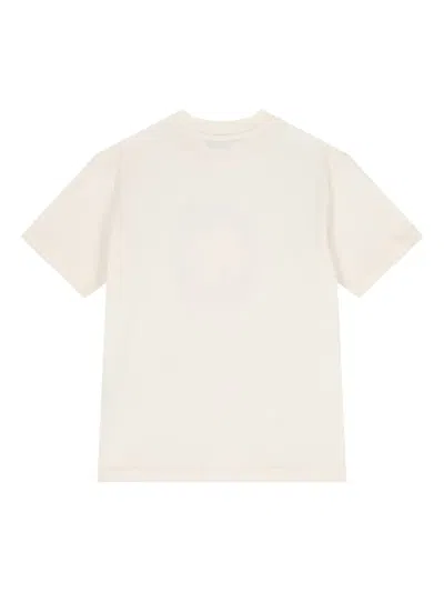 Msgm Logo-print T-shirt In Neutral