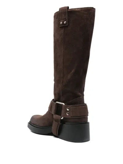 Vic Matie `saddle` Boots In Brown