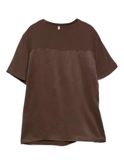 Liu •jo Liu Jo Shirts In Brown