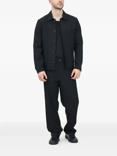 Selected Button Fly Trousers In Black