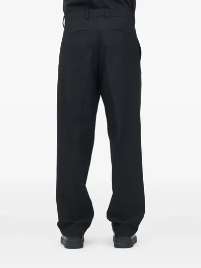 Selected Button Fly Trousers In Black