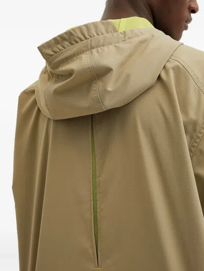 G-star Raw Hooded Patch-pocket Jacket In Neutral