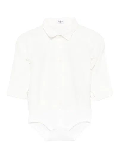 Il Gufo Button-down Collared Body In White