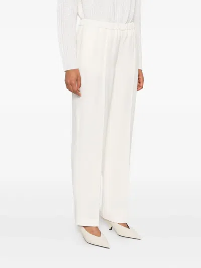 Fabiana Filippi Elasticated-waistband Trousers In White