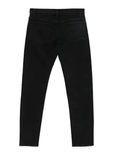 Frame Five-pocket Jeans In Black