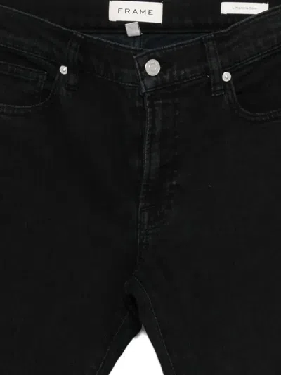 Frame Five-pocket Jeans In Black