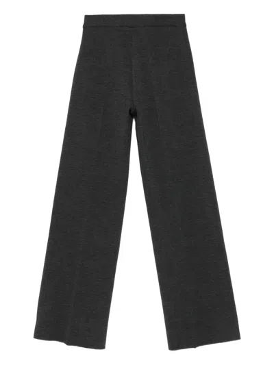 Mrz Wool Trousers In Black