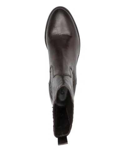 Curiosite 55mm Leather Ankle Boots In Brown