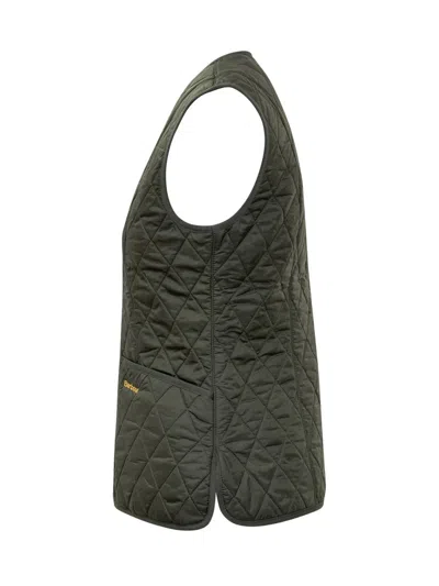 Barbour Green Betty Fleece Liner In Green