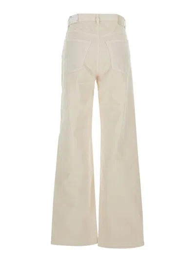 Ag Kora Ribbed Velvet In White