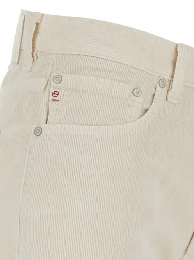 Ag Kora Ribbed Velvet In White