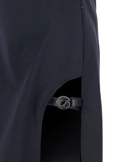 Coperni Garter Belt Dress In Blue