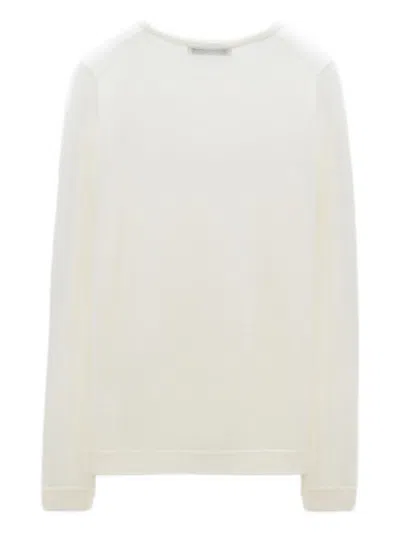 Dorothee Schumacher Crew-neck Cashmere Sweater In White