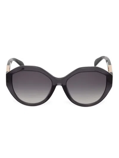 GEOMETRIC-FRAME SUNGLASSES