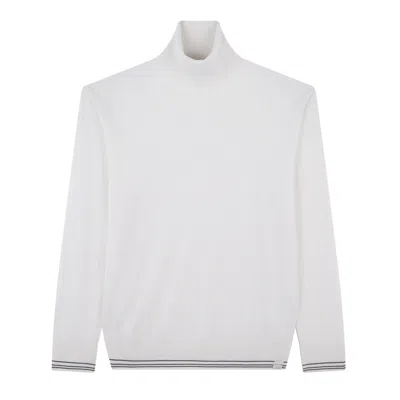 Paul & Shark Wool And Cashmere Turtleneck Sweater In Gray