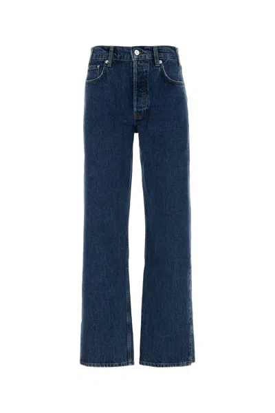 Anine Bing Denim Roy Jeans In Blue