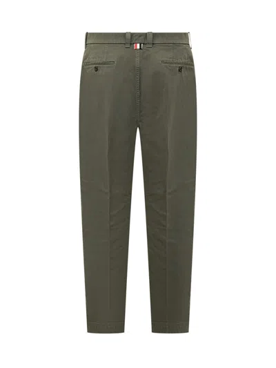 Thom Browne Functional Cargo Trousers Featuring Pockets In Green
