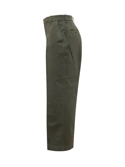 Thom Browne Functional Cargo Trousers Featuring Pockets In Green