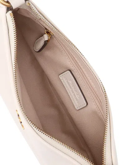 Pinko Mini Half Moon Baguette Crossbody Bag In White