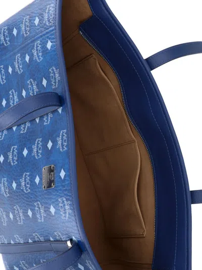 Mcm Liz Large Tote Bag In Blue