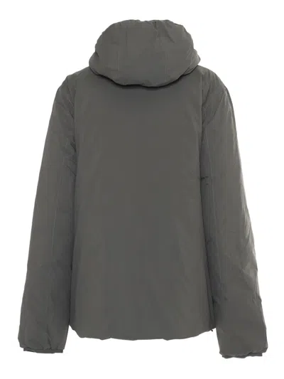 K-way Man Jacket Military Green Size Xxl Polyamide In Green