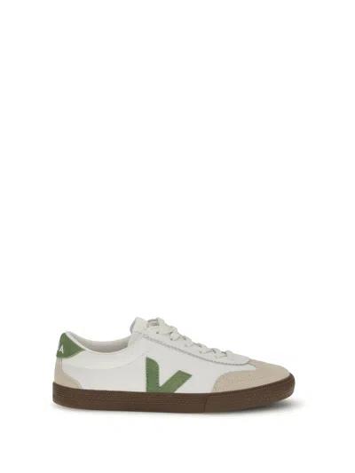Veja Suede And Leather Low-top Sneakers In White