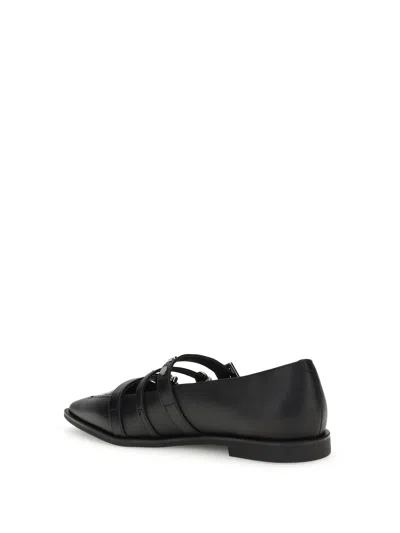 Pinko Studded Ballerinas In Black