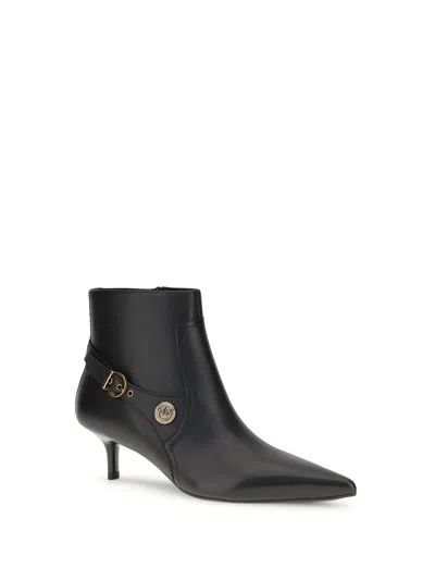 Pinko Stylish Ankle Boots Kitten Heel In Black