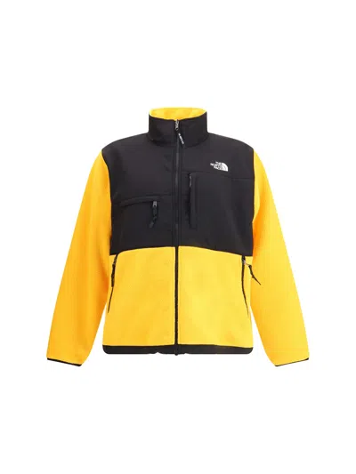 The North Face Modern Block Design Jacket With High Collar In Yellow