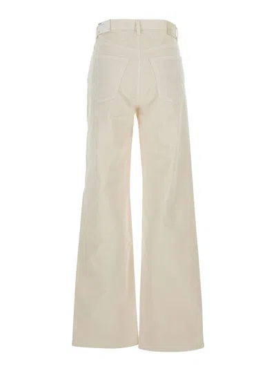 Ag Kora Ribbed Velvet In White