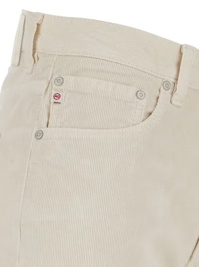 Ag Kora Ribbed Velvet In White