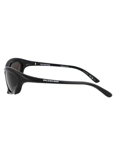 Balenciaga Bb0229s Sunglasses In 001 Black Black Grey