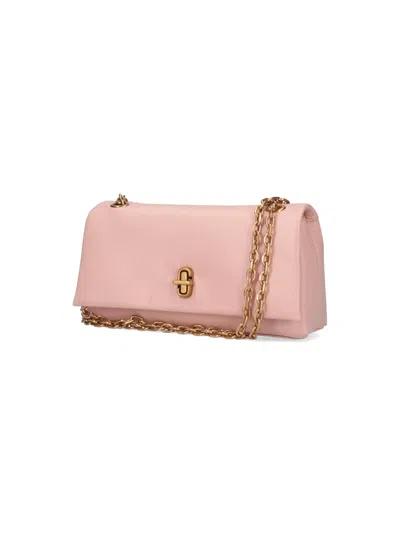 Marc Jacobs Shoulder Bag With Chain Strap And Metal Hardware In Pink