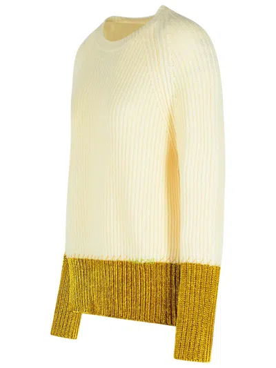 Marni Multicolor Fleece Wool Sweatshirt In Neutral