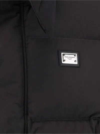 Dolce & Gabbana Padded Jacket In Black