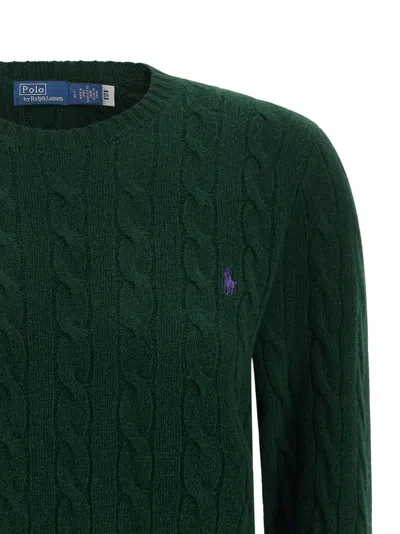 Polo Ralph Lauren Women's Sweaters Ralph Lauren - Julianna-long Sleeve-pullover - Green In Green