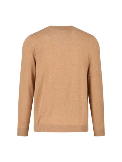 Polo Ralph Lauren Ralph Lauren Luxurious 100% Wool Sweater In Brown