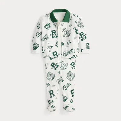 Ralph Lauren Bodysuit, Pant & Reversible Jacket Set In Multi